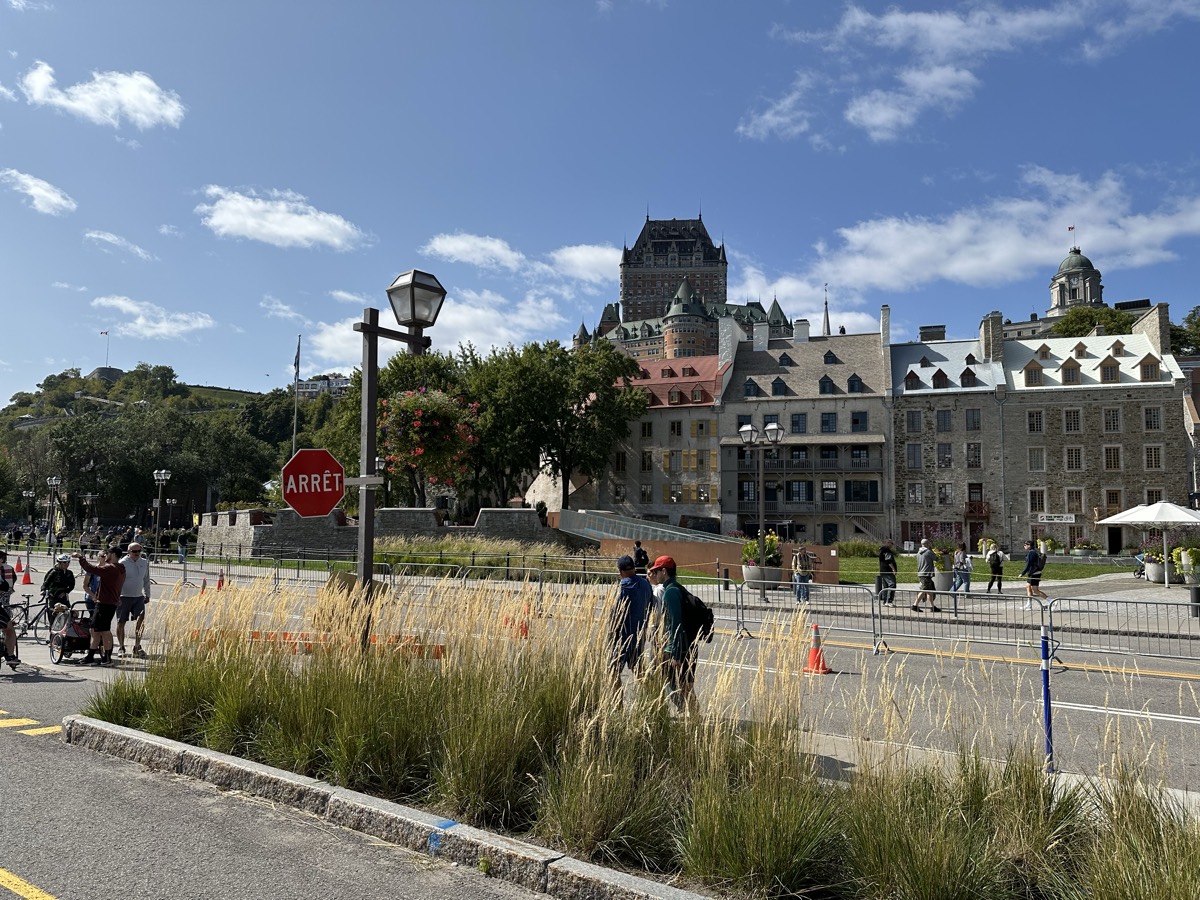 Photo of Le Château Frontenac from the harbour